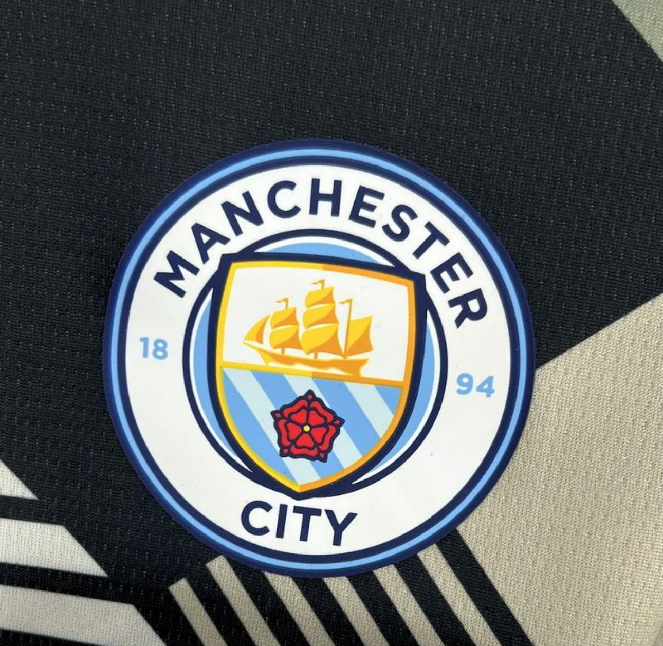 Manchester City 25/26 Black and Beige Jersey