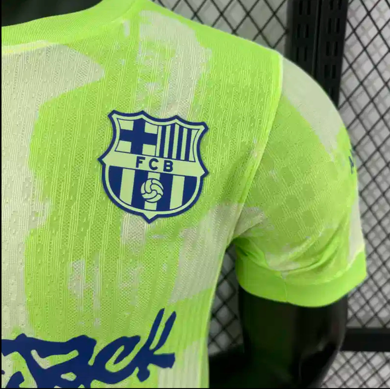 Barcelona Third Jersey Green and Blue 24/25