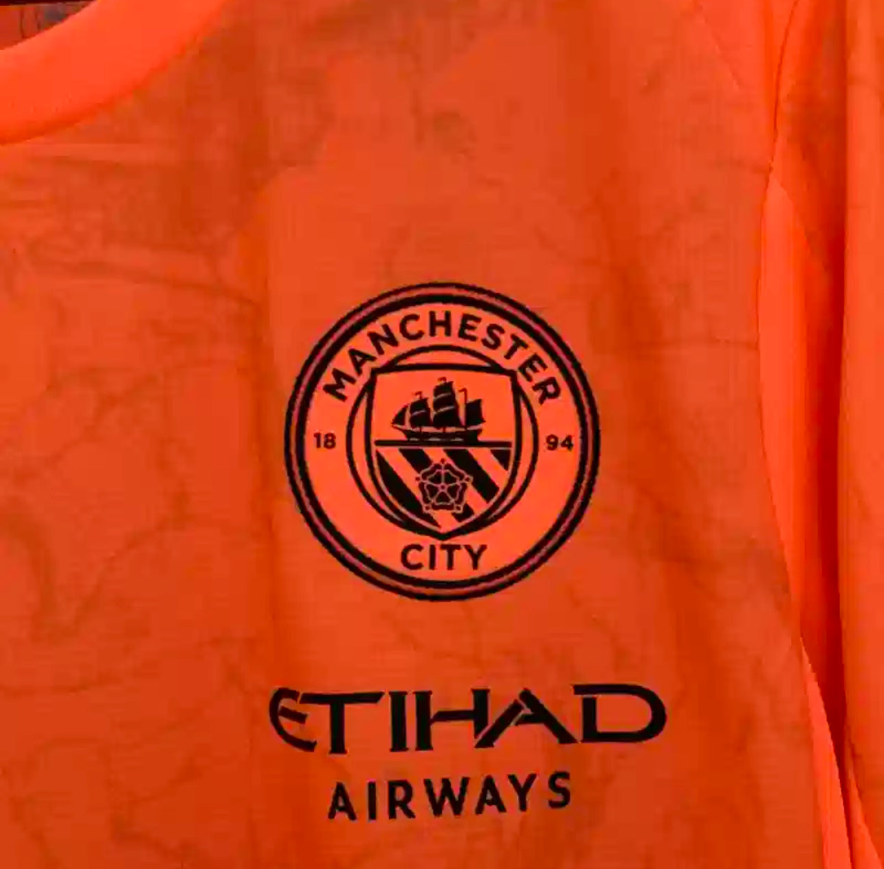 Maillot Manchester City 3rd Orange 25/26