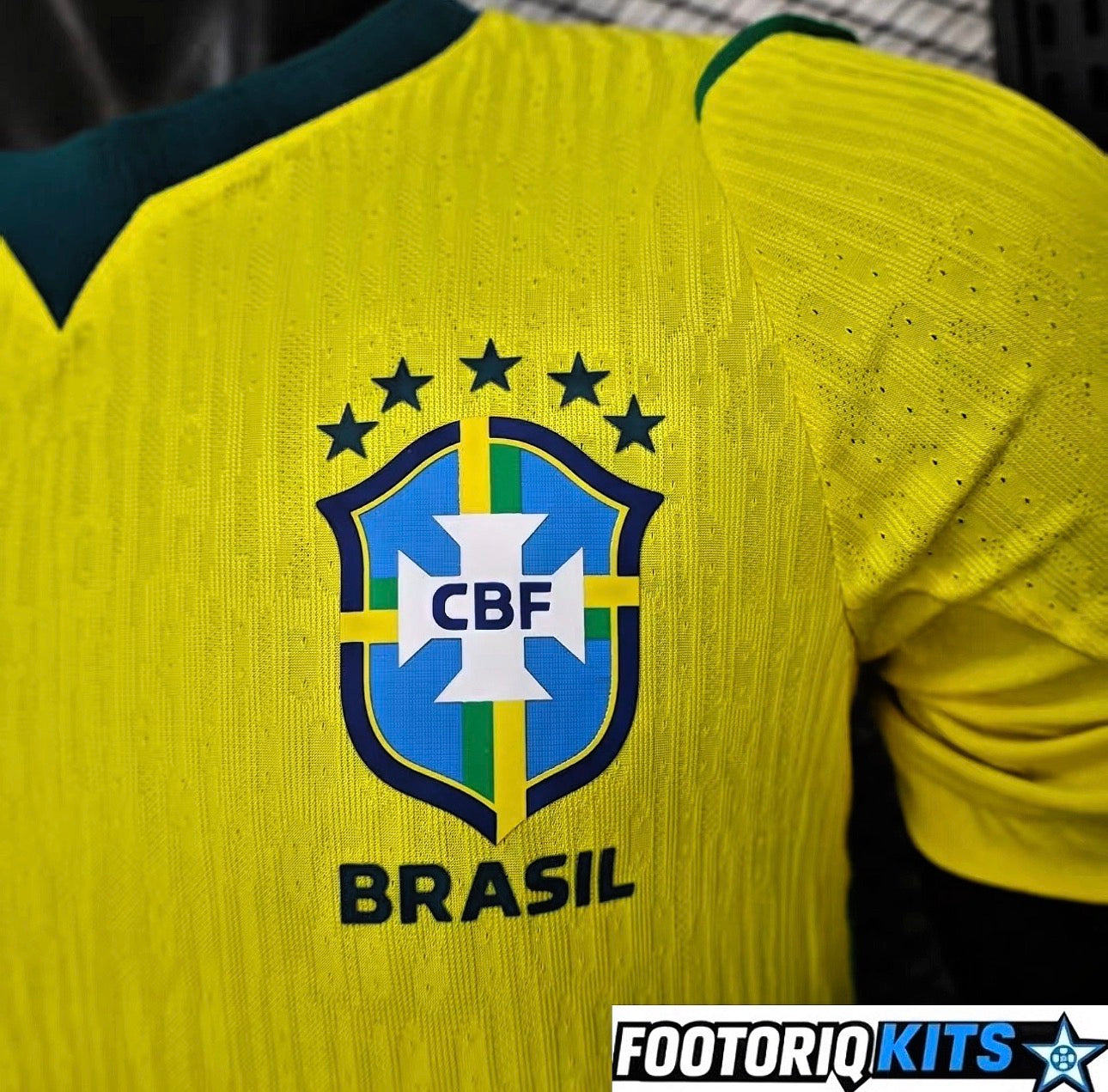 Version Joueur Maillot Brésil Domicile 25/26 Coupe Du Monde