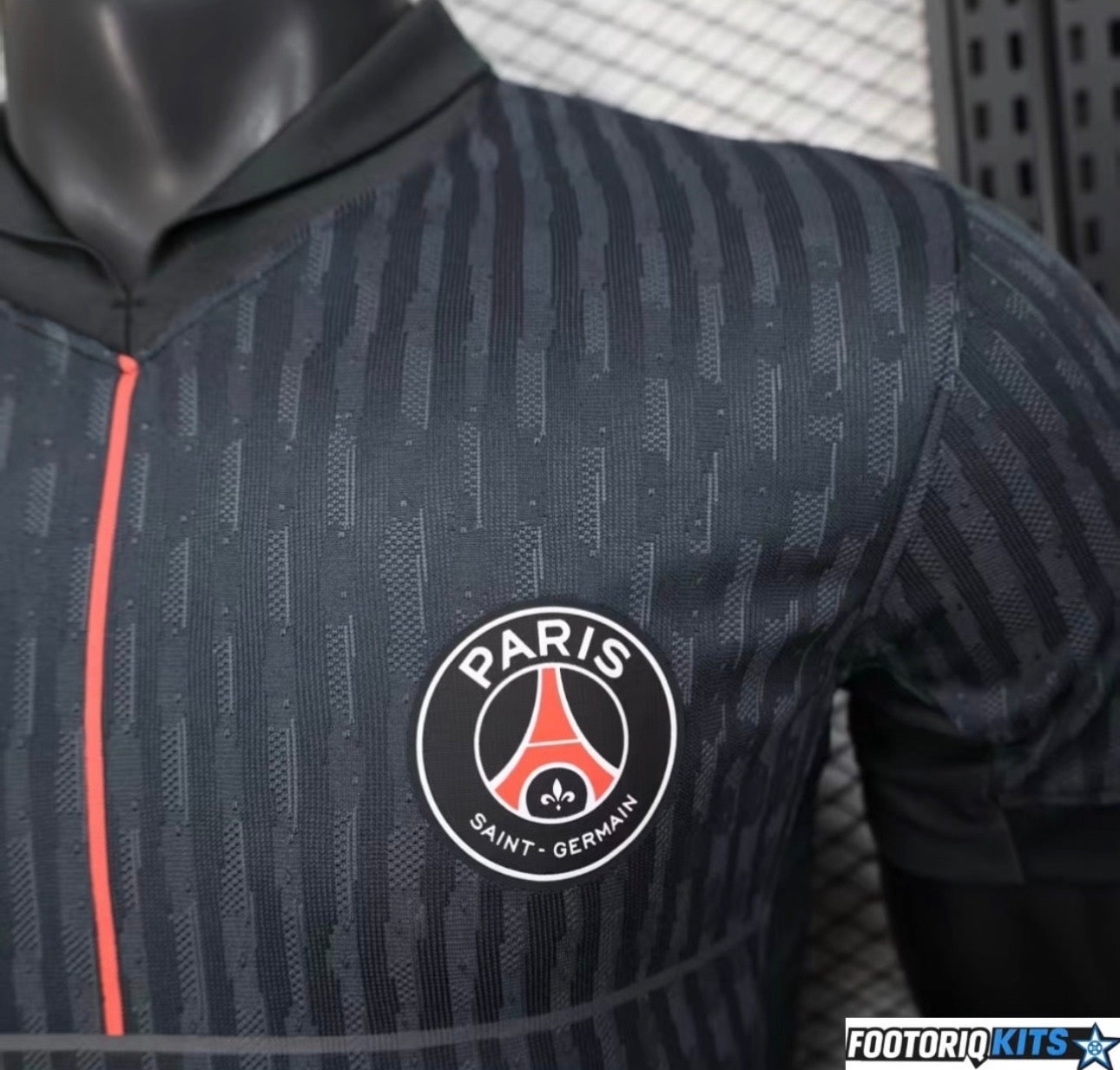 Version Joueur Maillot Paris Saint-Germain 4th Noir 25/26