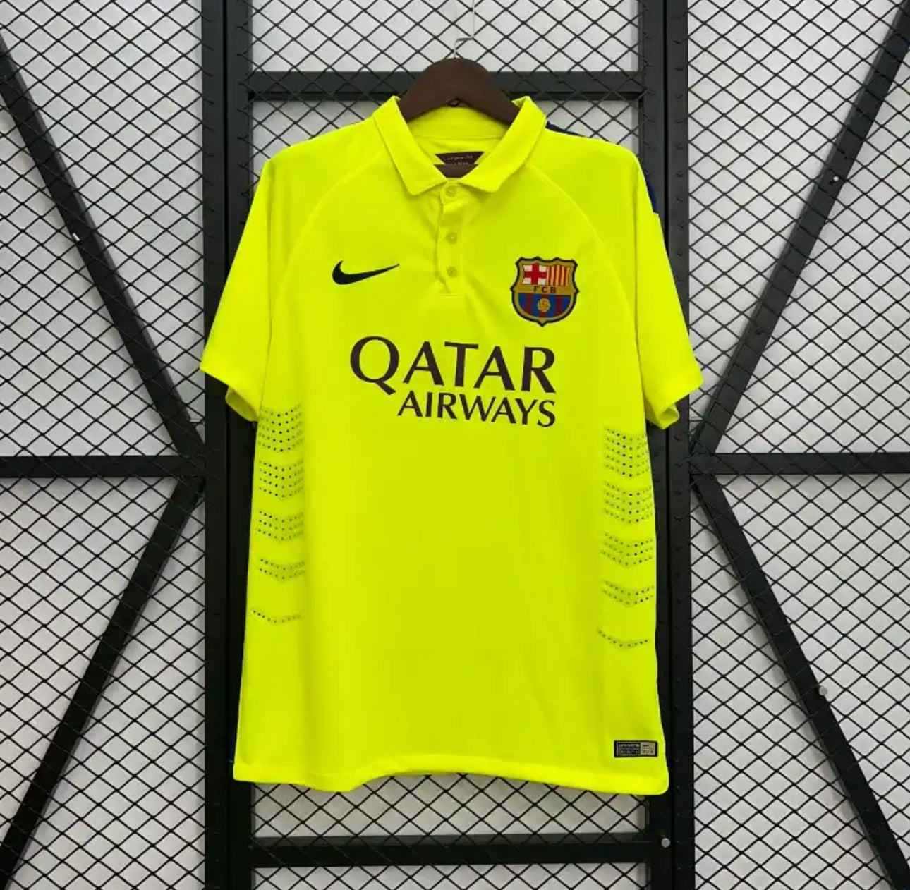 FC Barcelona Retro Away Yellow Jersey 14/15