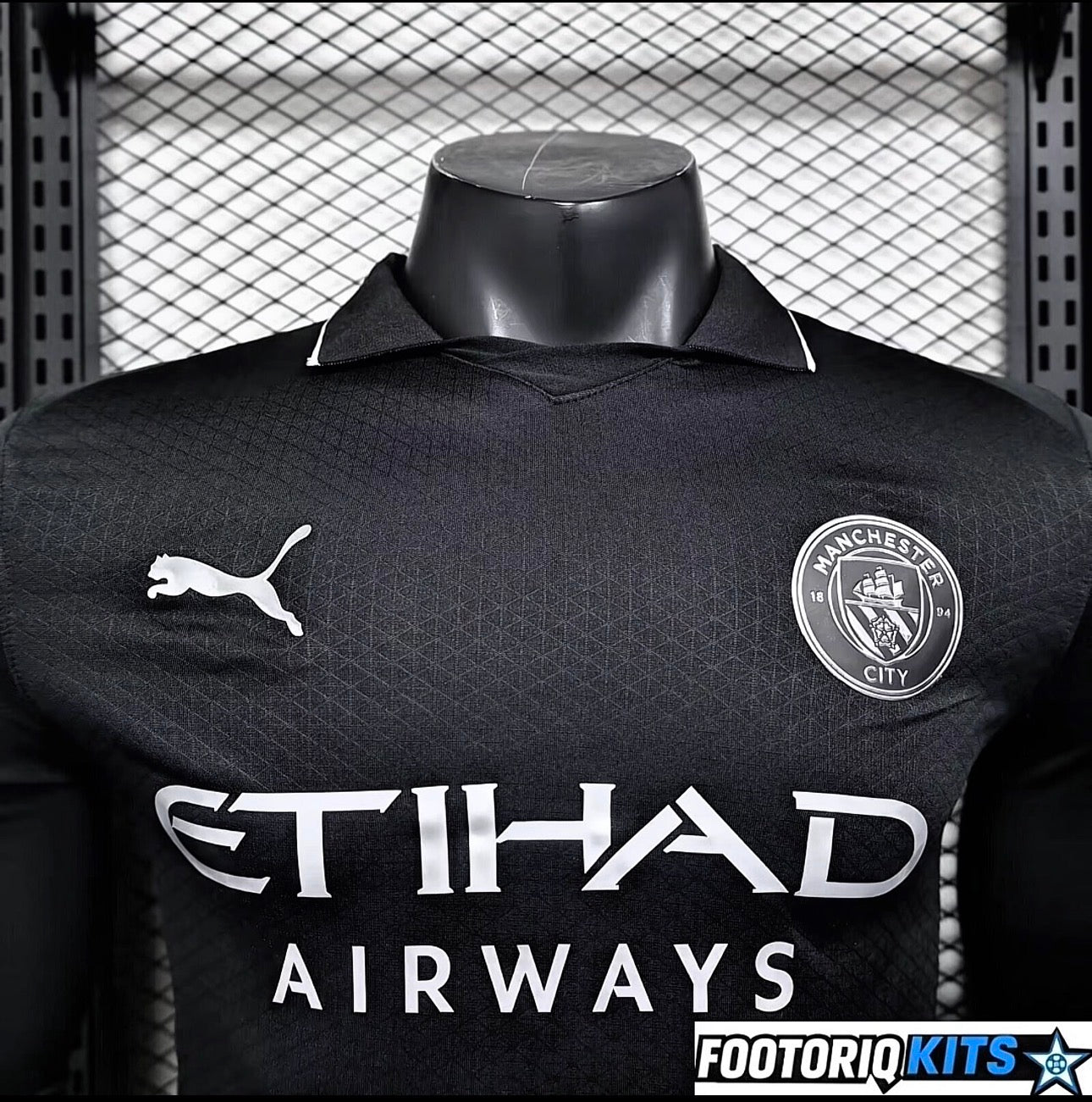 Version Joueur Maillot Manches Longues Manchester City 3rd Extérieur 25/26