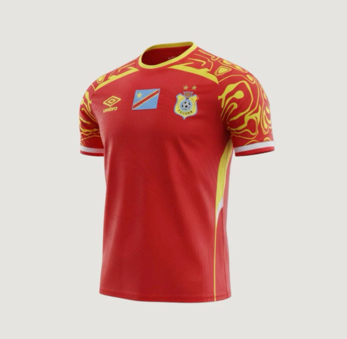 Maillot RD Congo Extérieur 2026 Version Player Fábrica das Tailandesas