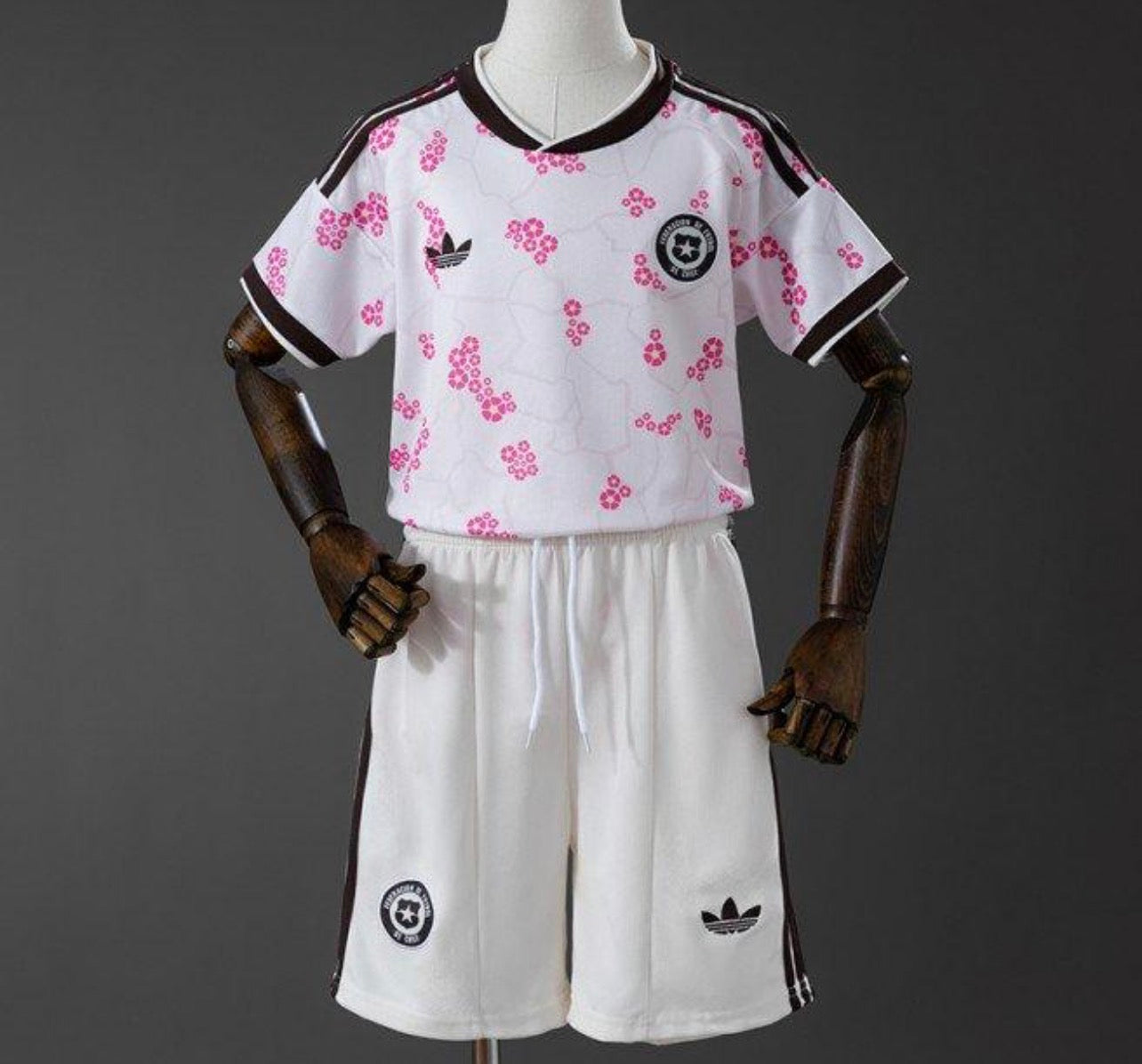 Maillot Enfant Chili Extérieur 2026 CDM Fábrica das Tailandesas