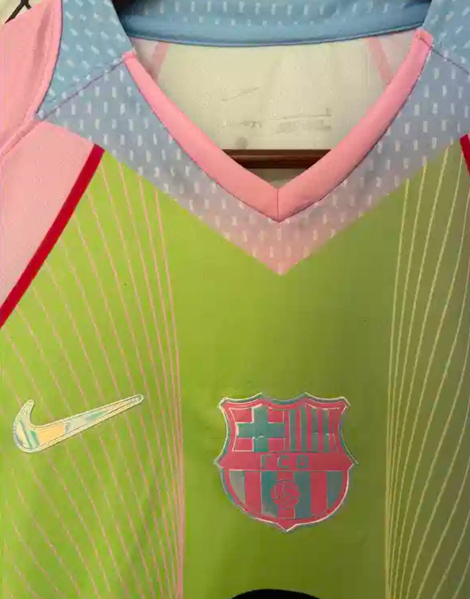 FC Barcelona Concept Jersey Green and Purple 25/26