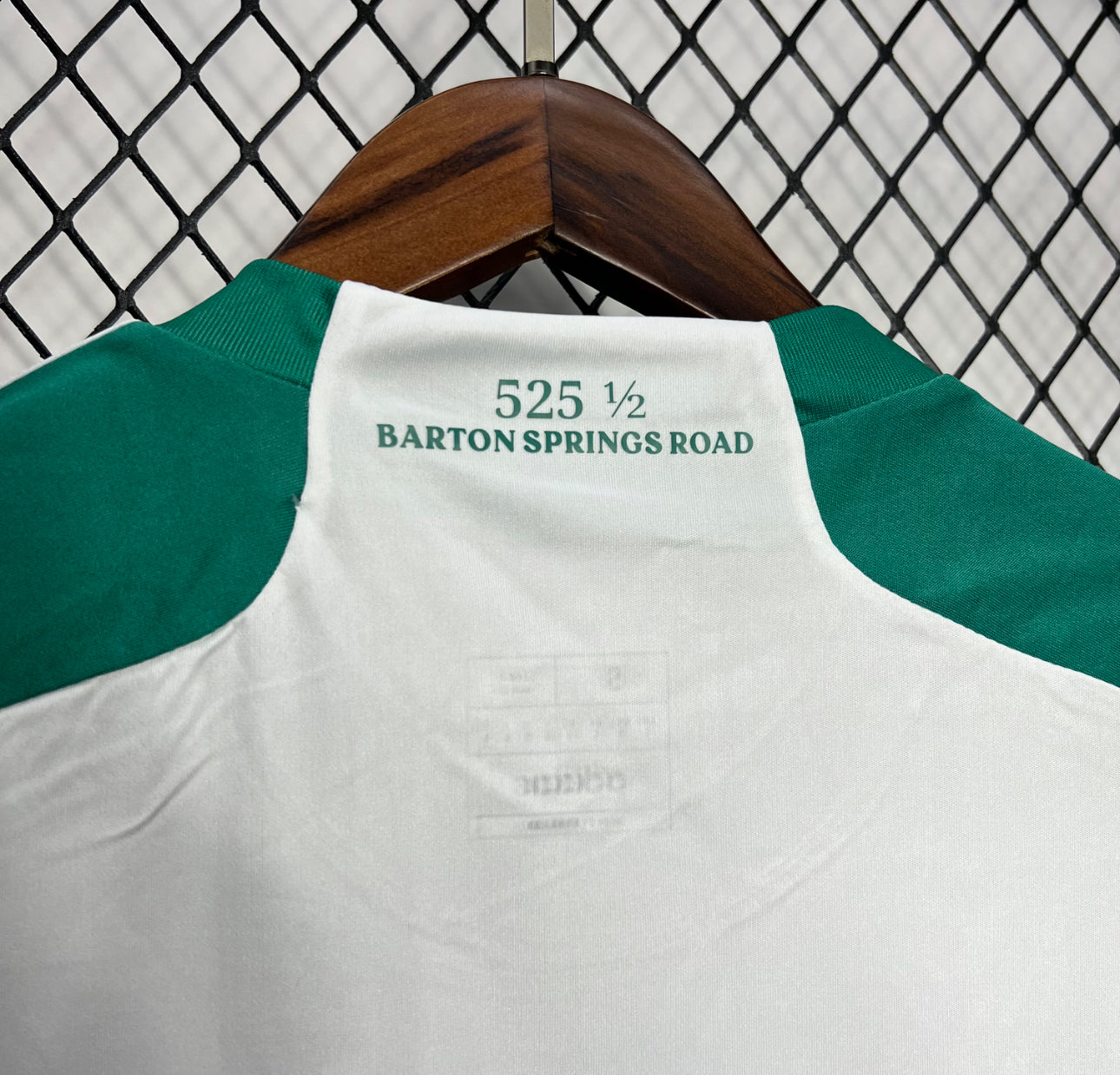 Austin White and Green Away Jersey 24/25