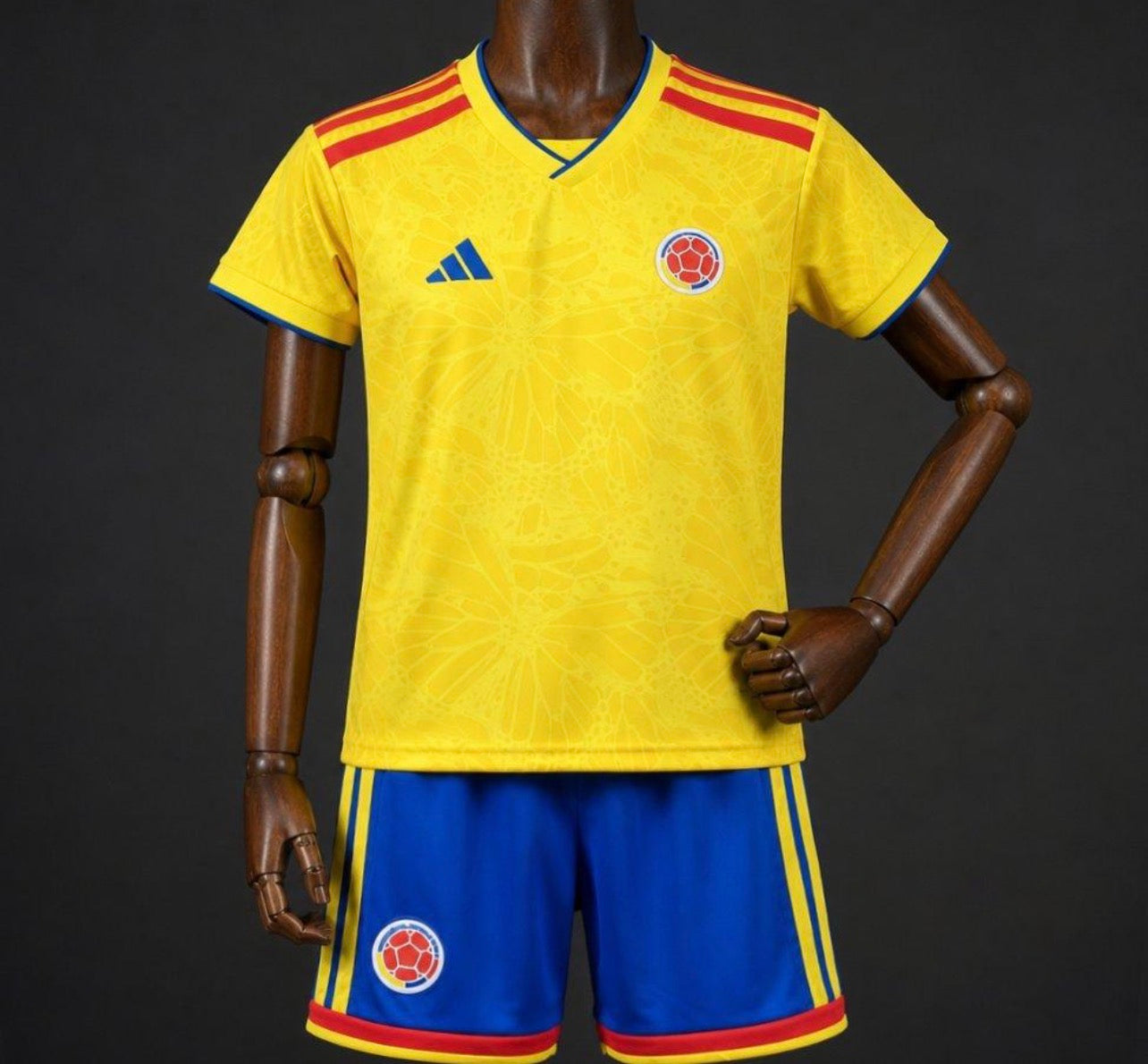 Maillot Enfant Colombie Domicile 2026 CDM Fábrica das Tailandesas