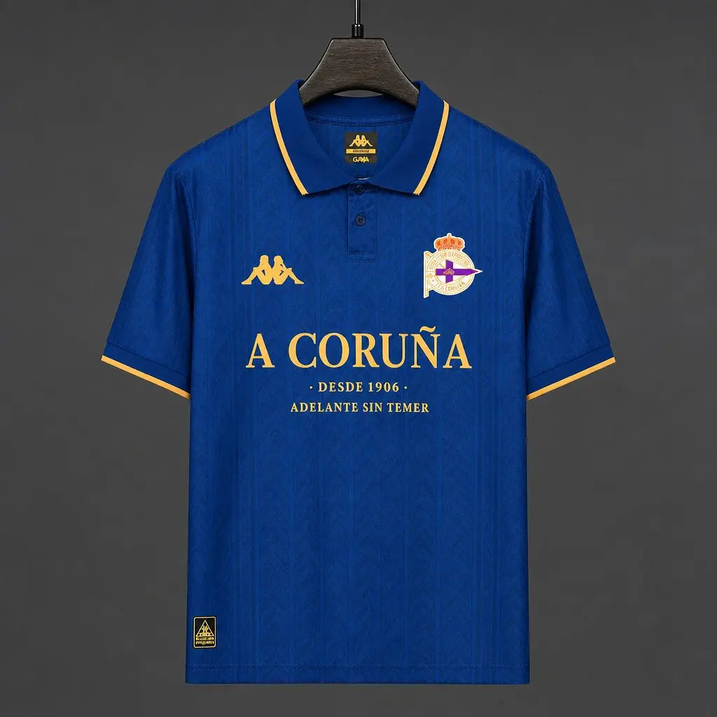 Maillot Deportivo De La Corogne 120th anniversaire  2026/27 Fábrica das Tailandesas