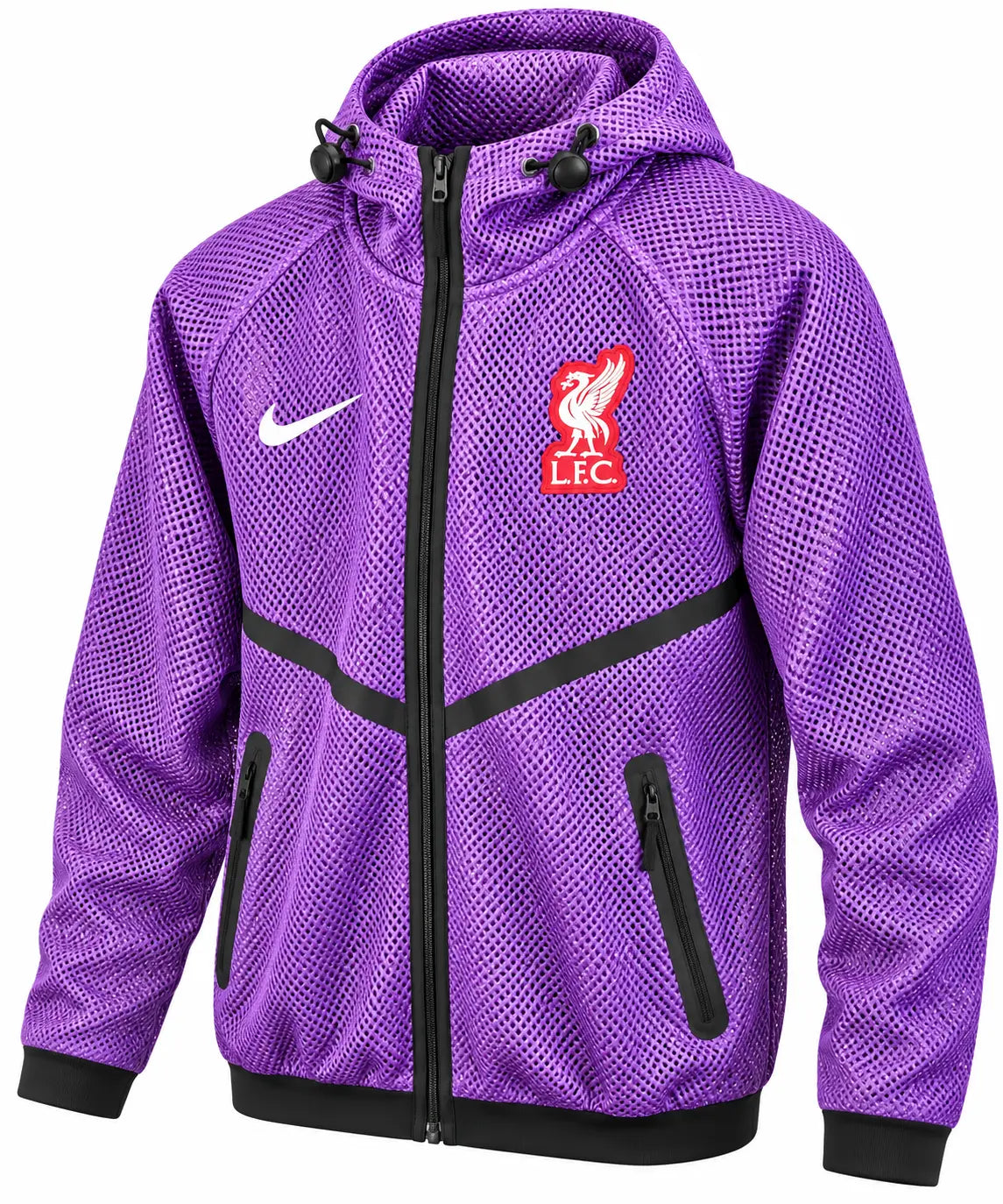 Veste Coupe-Vent à Capuche Liverpool Violet 2026/27