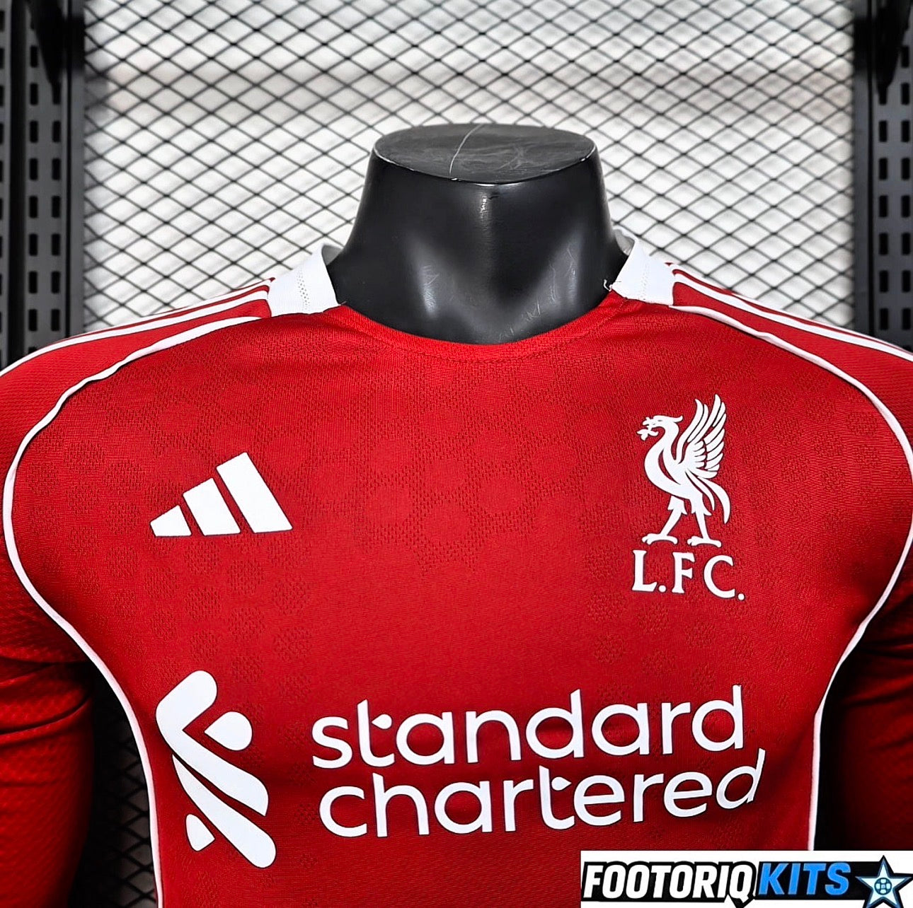 Version Joueur Maillot Manches Longues Liverpool Domicile 25/26