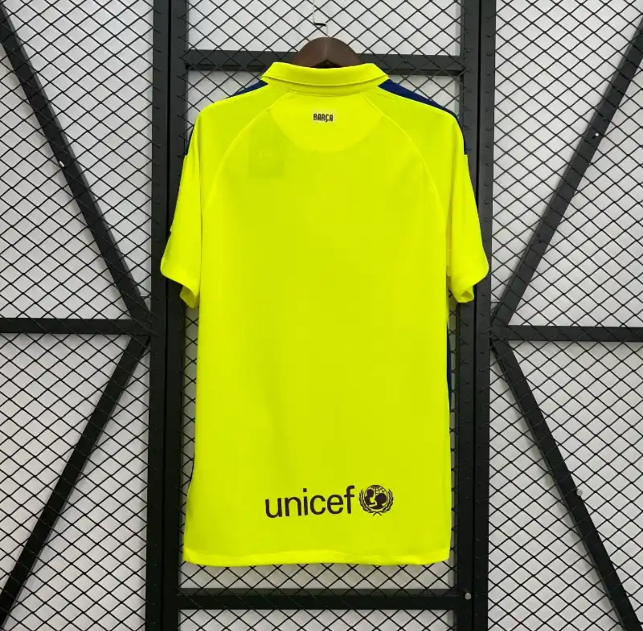 FC Barcelona Retro Away Yellow Jersey 14/15