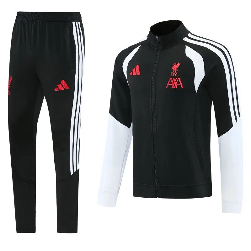 Kit Survêtement Liverpool Noir et Blanc 2026/27