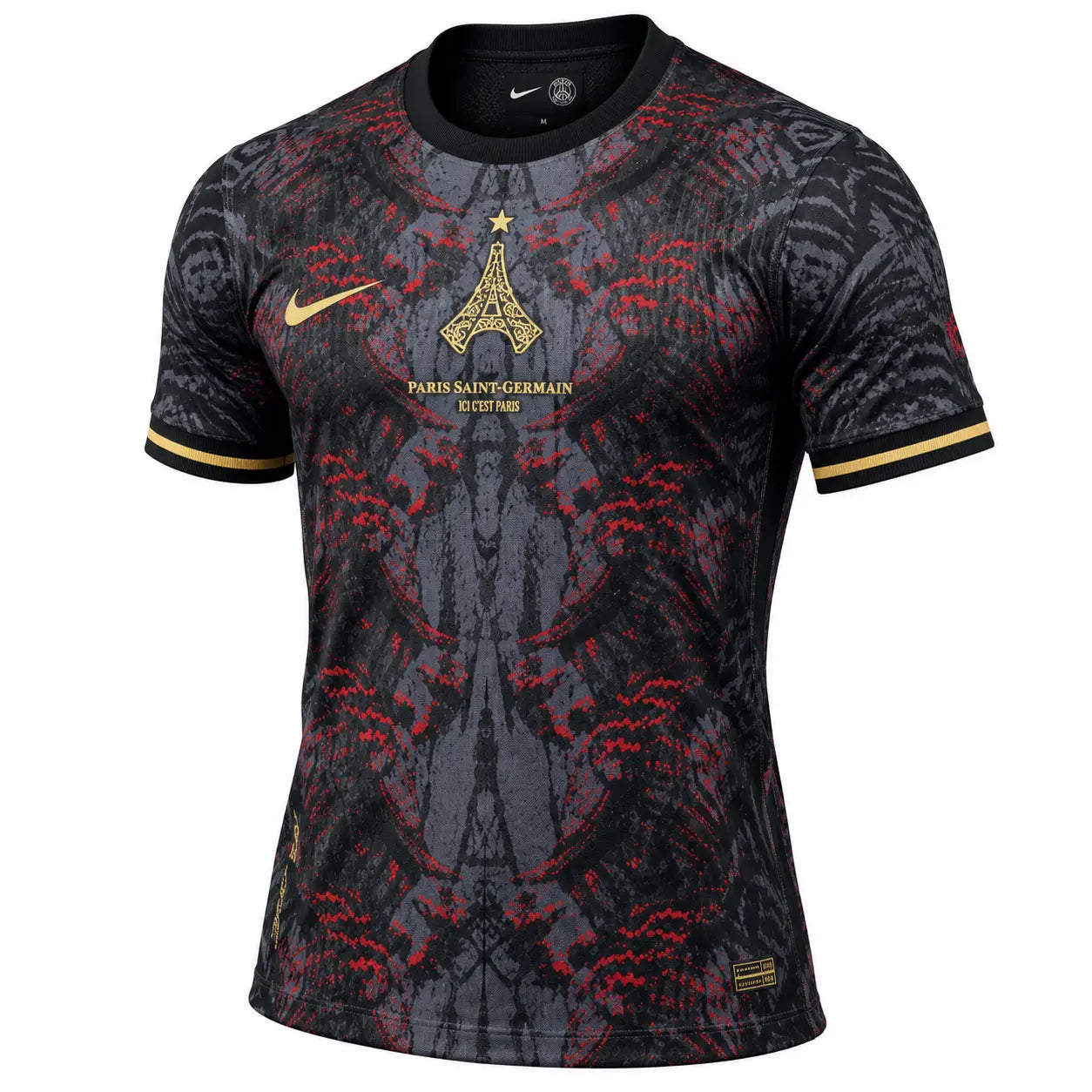 Version joueur 25/26 Maillot PSG x Comma Football Champion Fábrica das Tailandesas