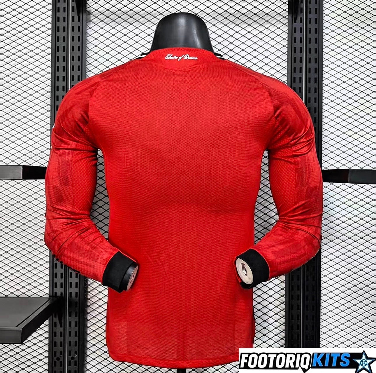 Version Joueur Maillot Manches Longues Manchester United Domicile 25/26