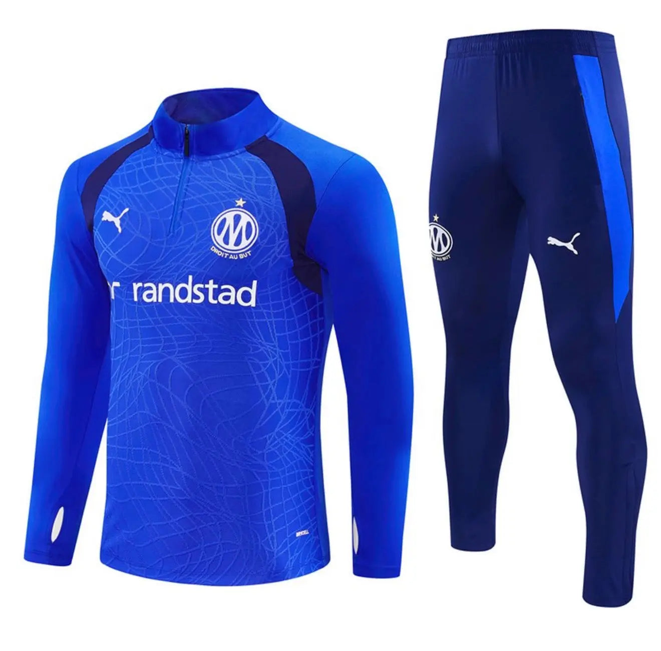 Kit Survêtement Olympique de Marseille 2026/27 Bleu Footoriq Kits