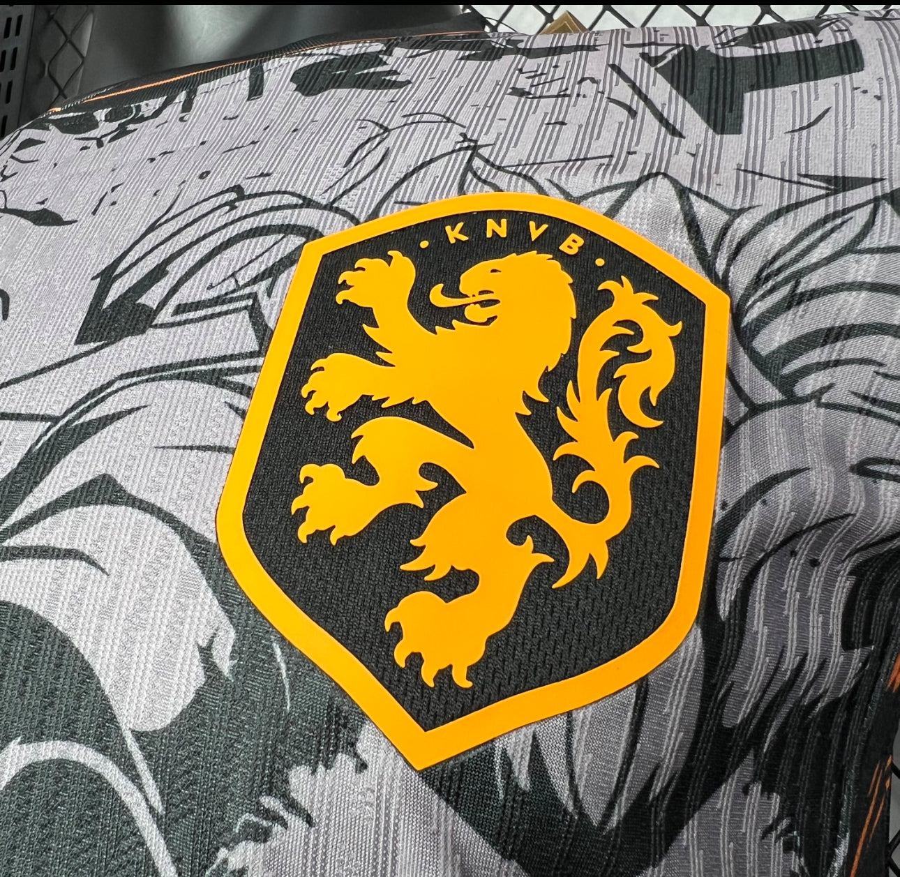 Pays-Bas Maillot Édition Limité Jordan Gris et Noir 24/25