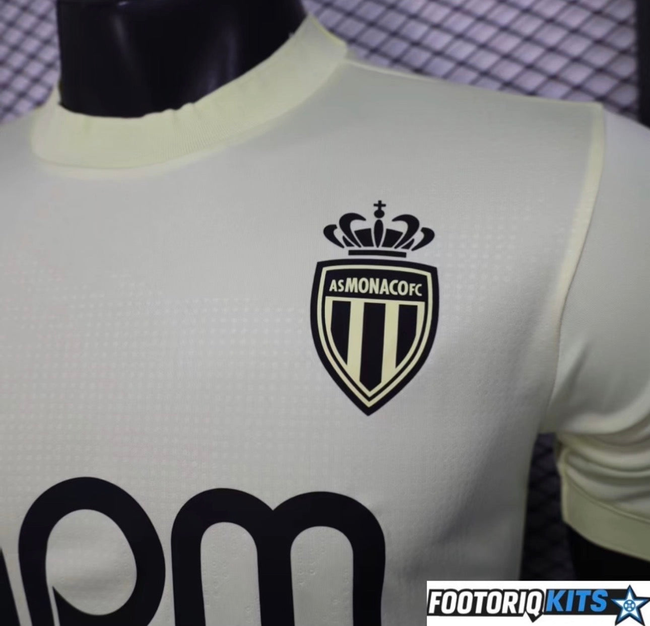 Version Joueur Maillot AS Monaco 3rd Jaune 25/26
