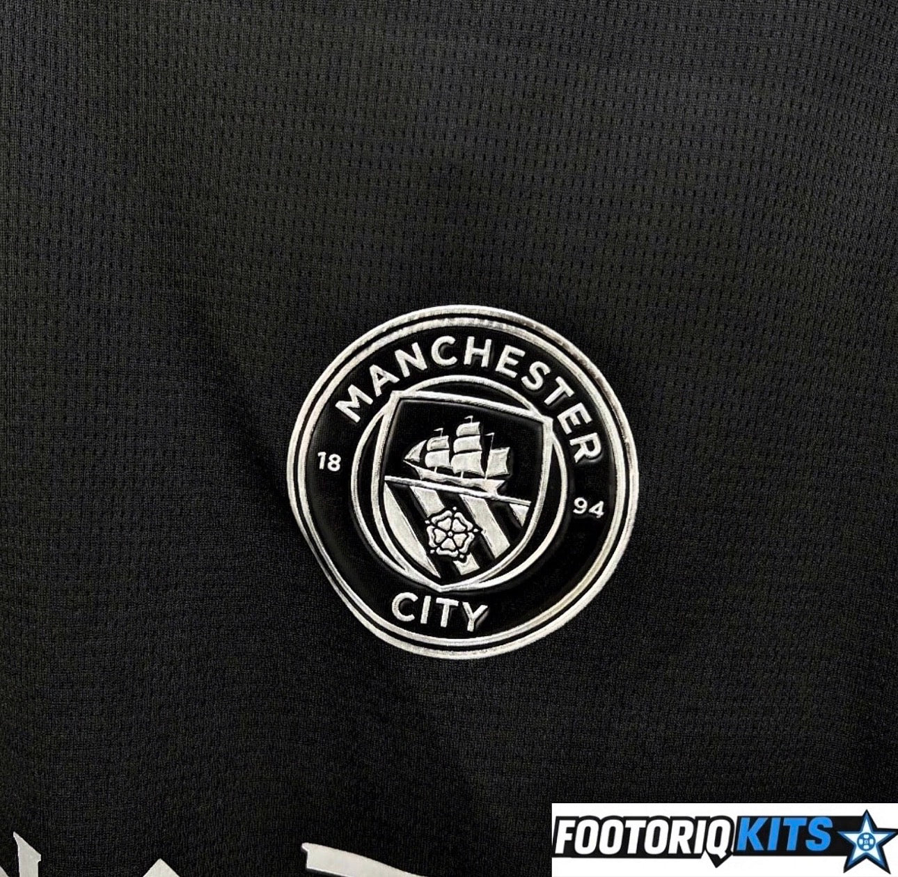 Maillot Manches Longues Manchester City 3rd Noir 25/26