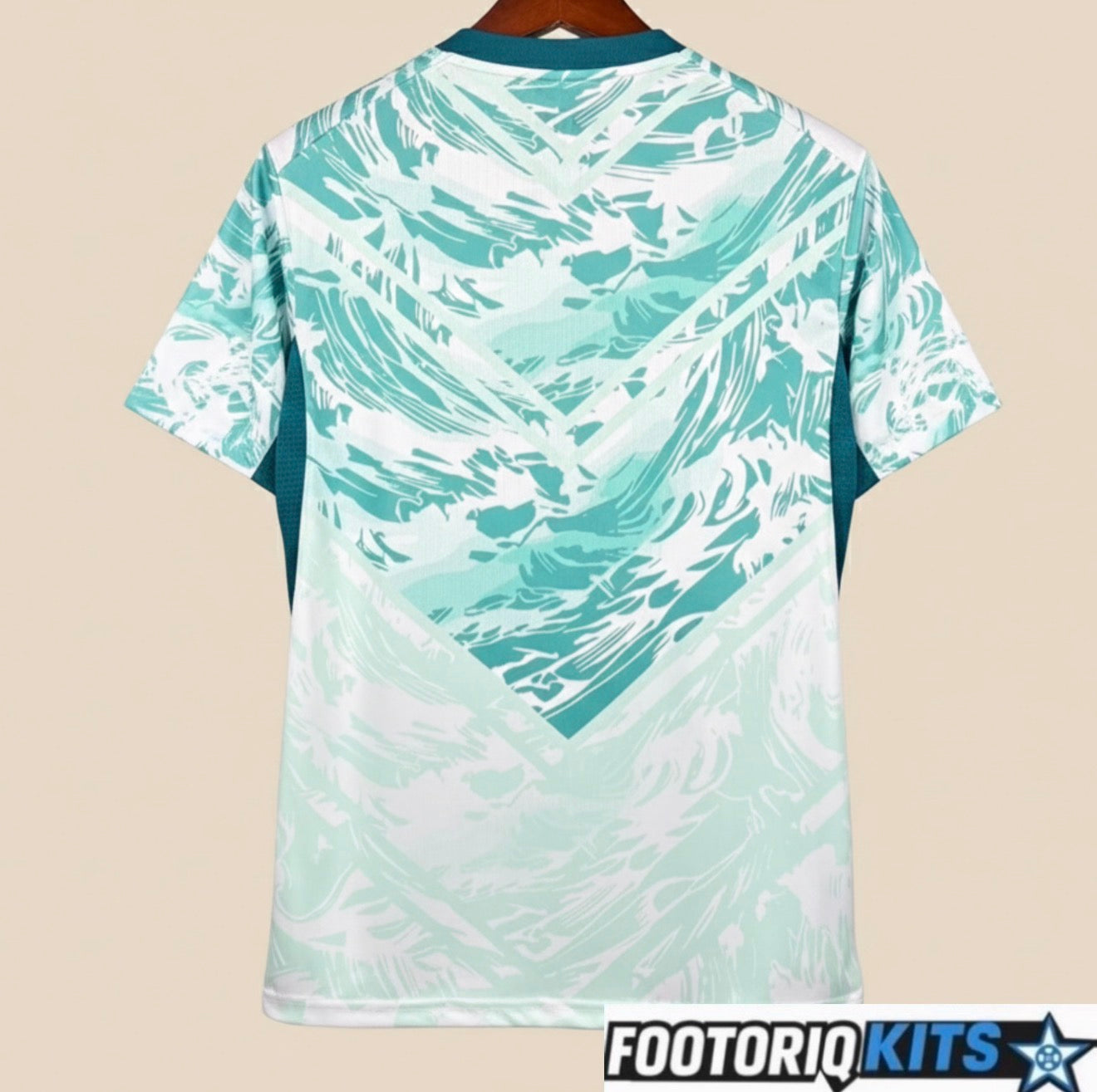 Maillot Portugal Extérieur Cyan 26/27 Coupe Du Monde