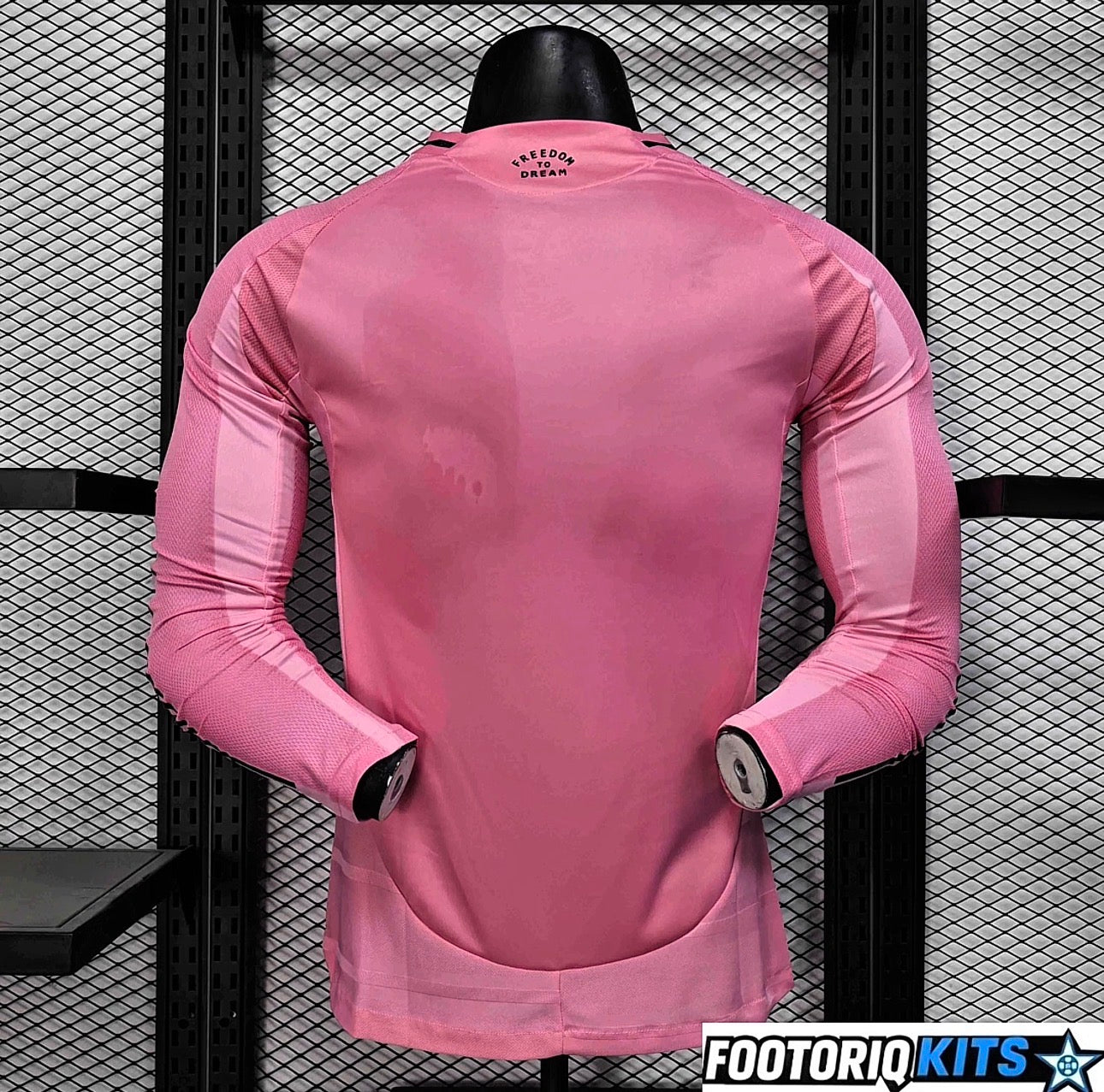Version Joueur Maillot Manches Longues Inter Miami Domicile Rose 25/26