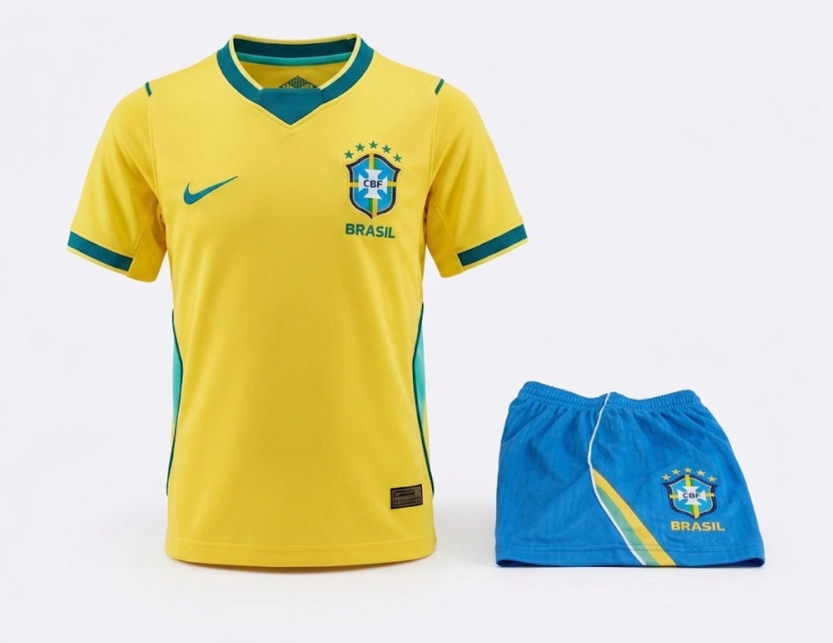 Maillot Enfant Brésil Domicile 2026 CDM Fábrica das Tailandesas