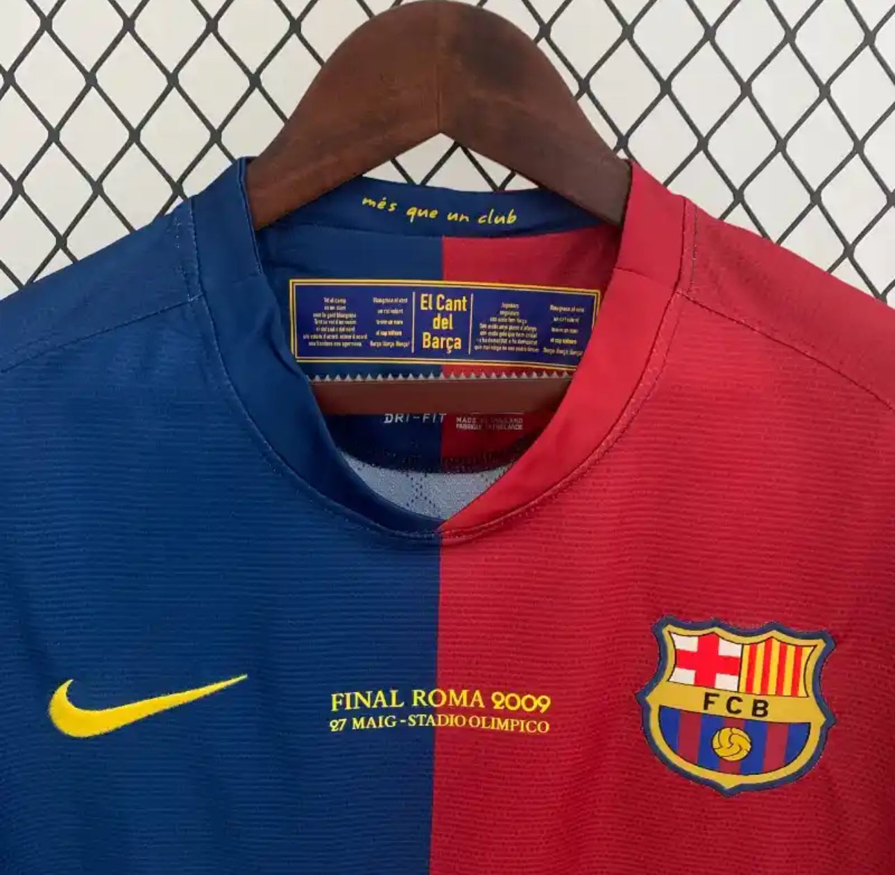FC Barcelona Heimtrikot, langärmlig, Retro, 08/09