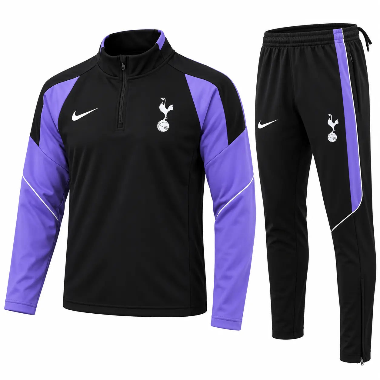 Kit Survêtement Tottenham Noir et Violet 2026/27