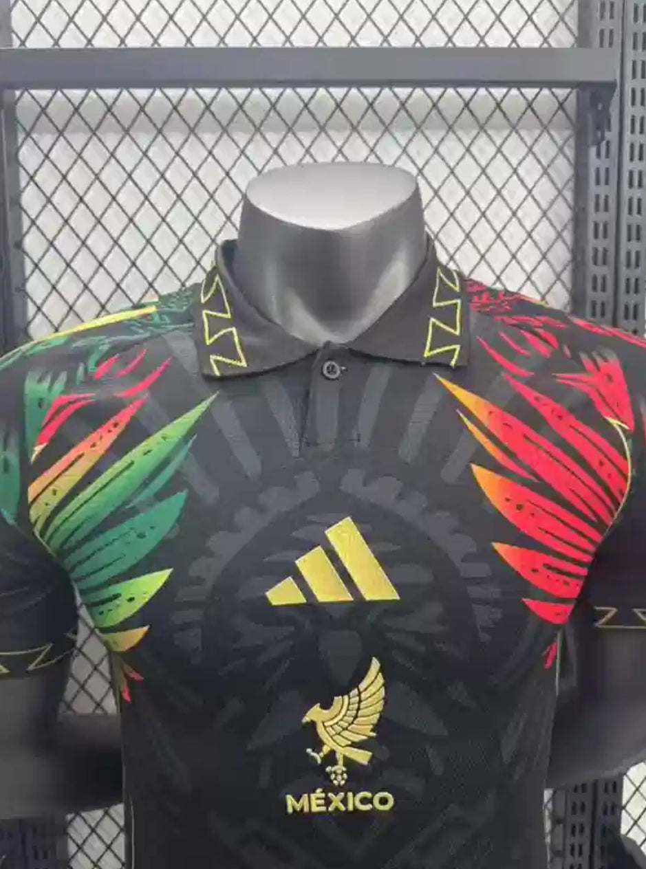 Mexique Maillot Spécial 2025 Noir Rouge et Vert