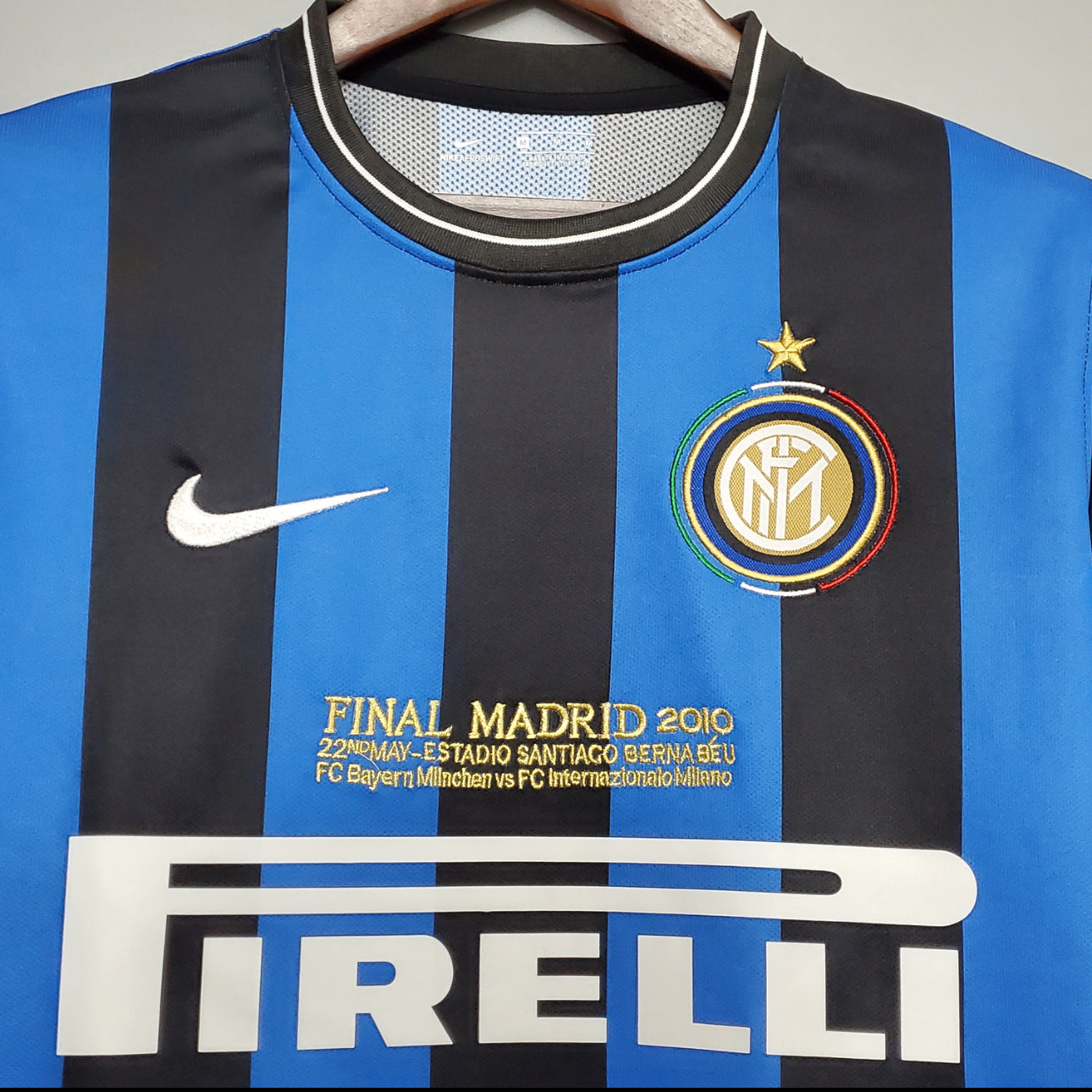 Inter Milan Retro Jersey 2010 Champions League Final Edition