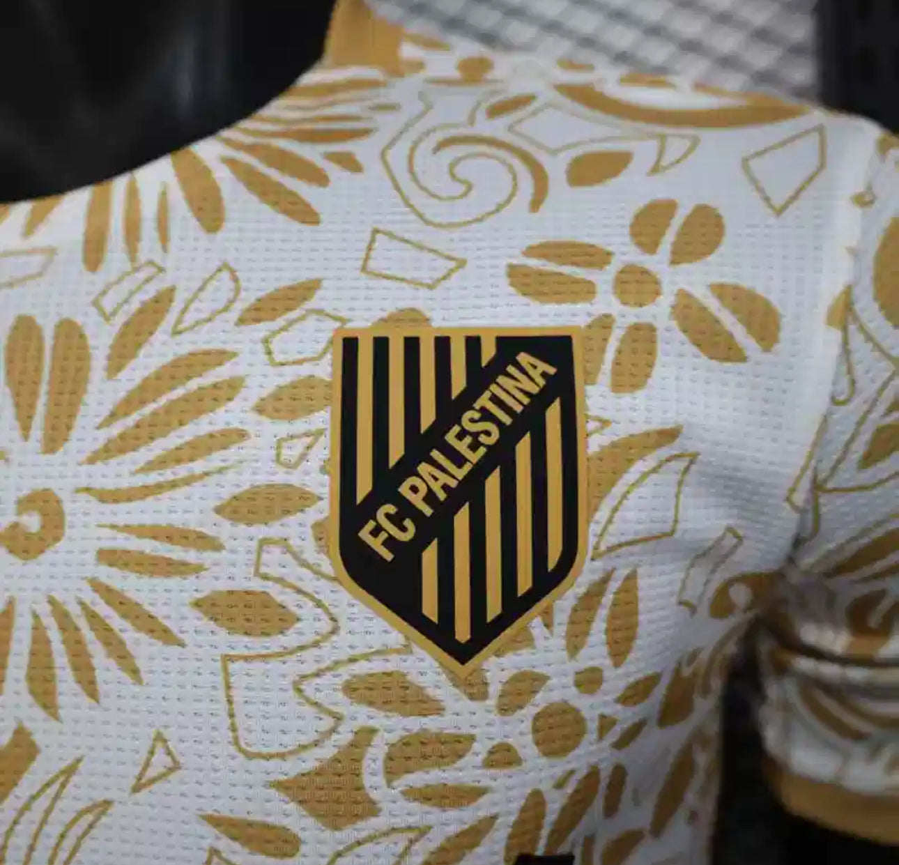 FC Palestina Weiß-Gelbes Trikot 24/25