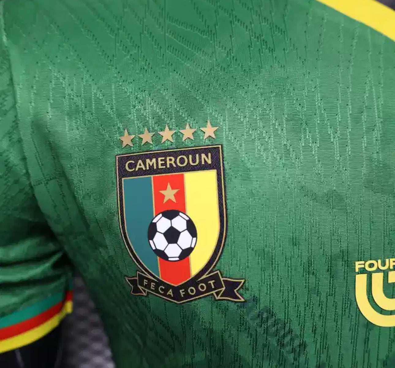 Cameroun Maillot Domicile Vert 2025