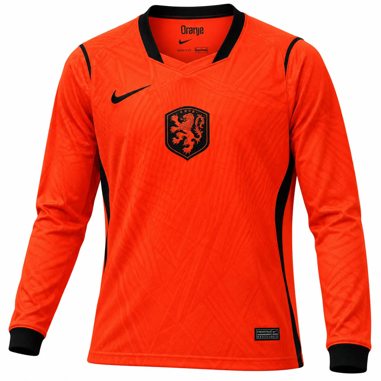 Maillot Manches Longues Pays-Bas Domicile 2026 Fábrica das Tailandesas