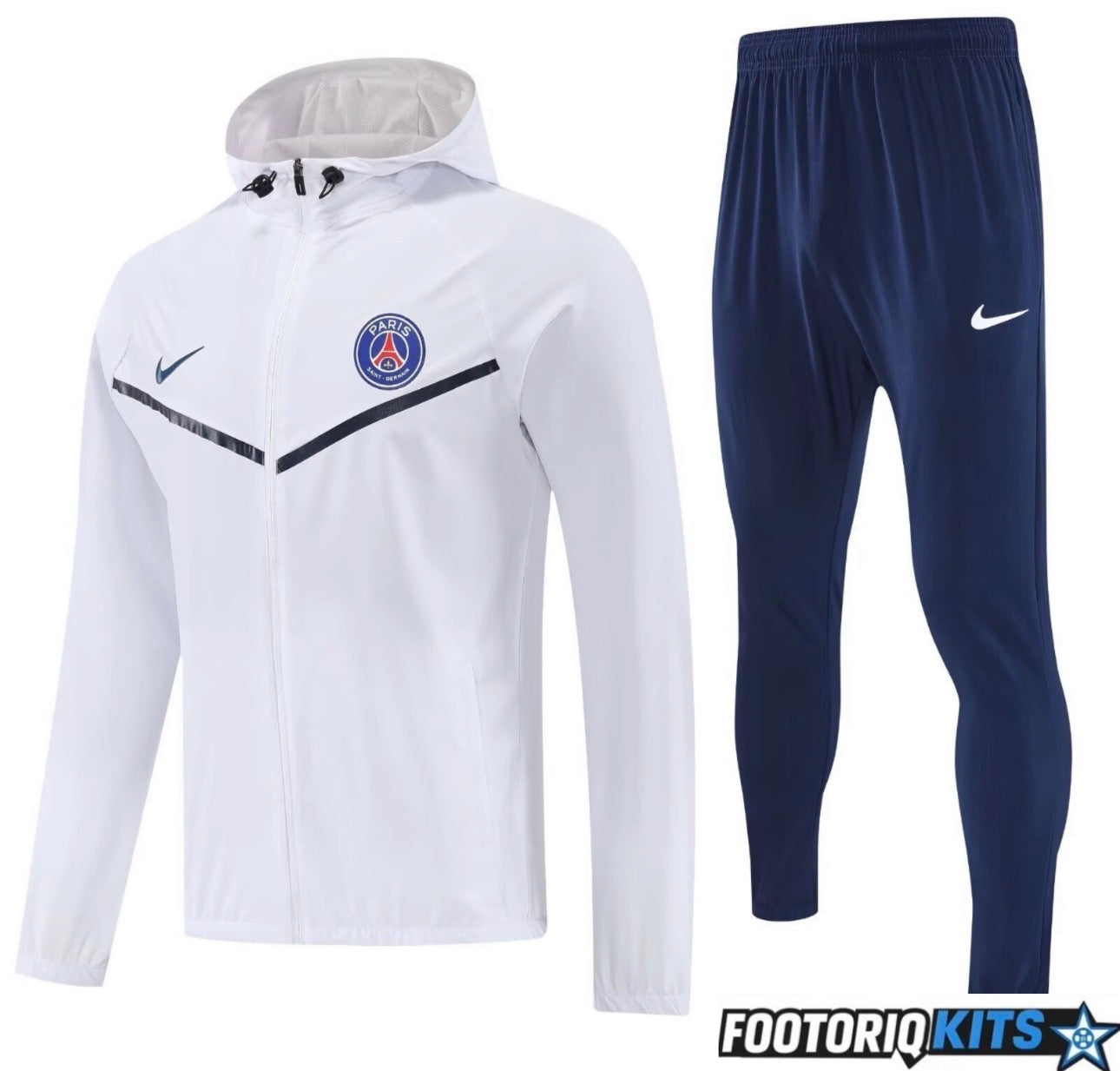 Chándal blanco y azul del París Saint-Germain 25/26