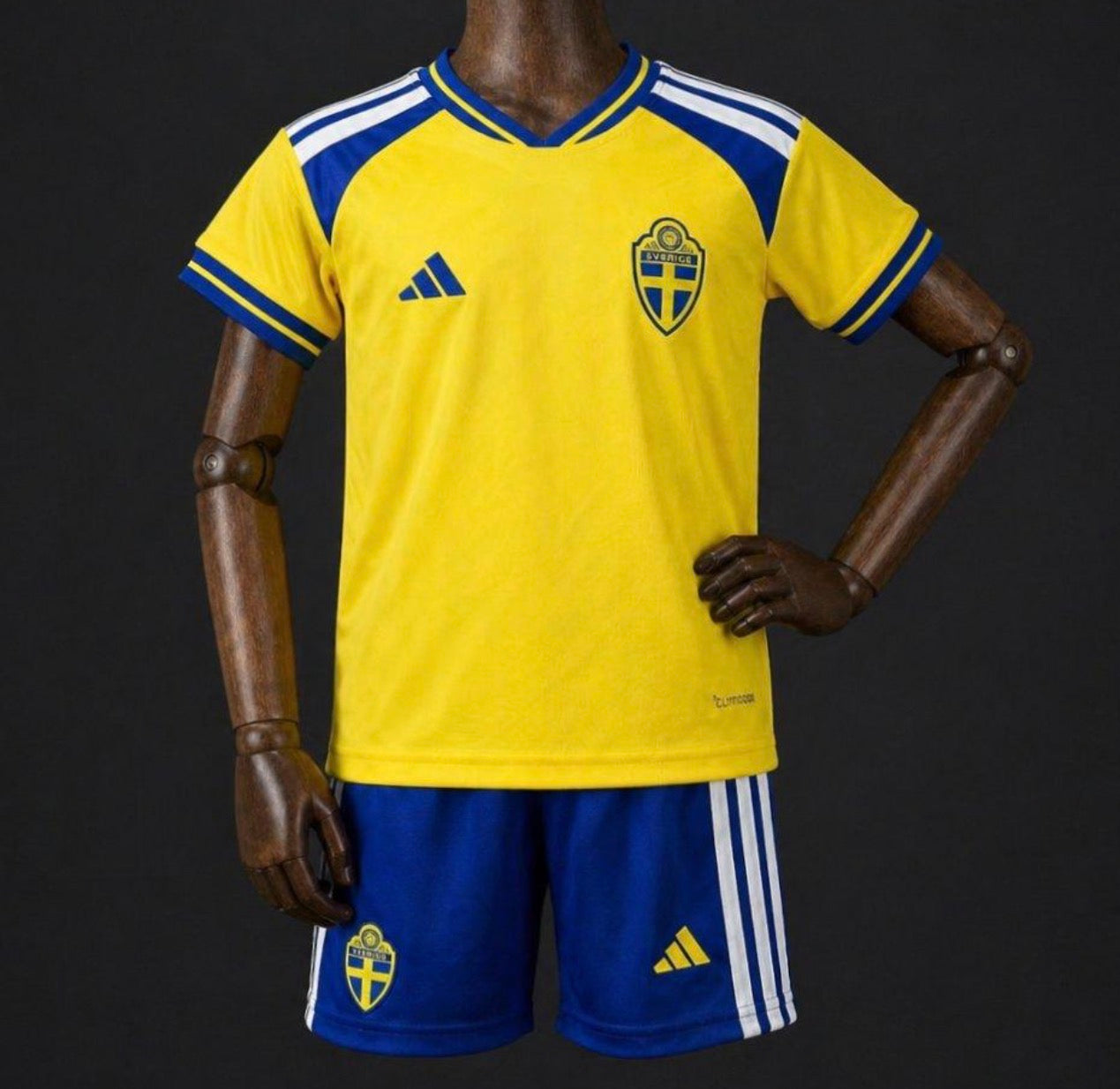 Maillot Enfant Suède Domicile 2026 CDM Fábrica das Tailandesas