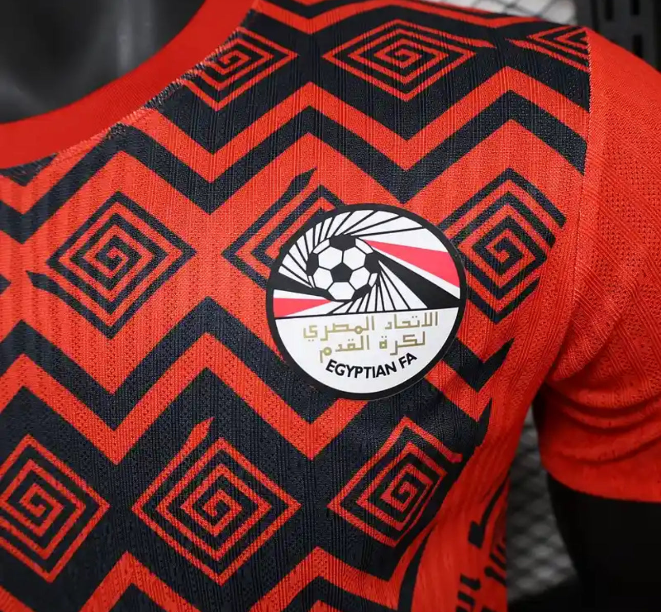 Égypte Maillot Entraînement Rouge et Noir 2025