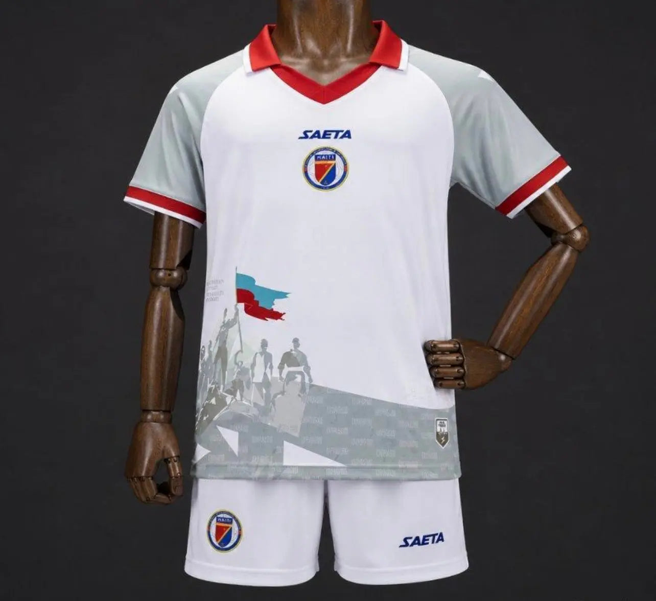 Maillot Enfant Haïti Extérieur 2026 CDM Fábrica das Tailandesas