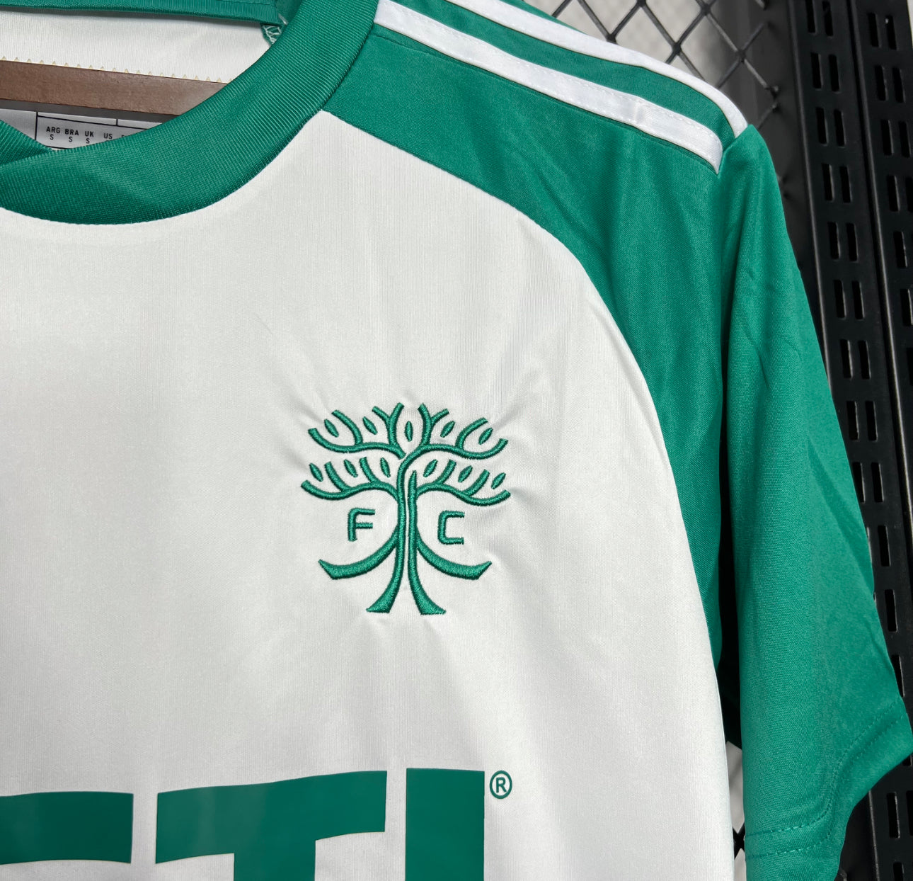 Austin White and Green Away Jersey 24/25