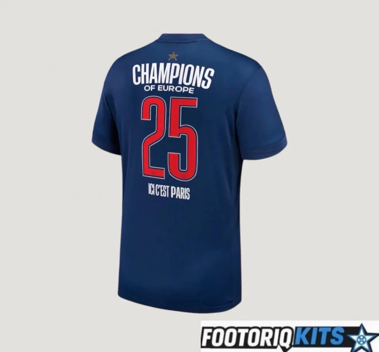 Maillot Paris Saint Germain Champion D'Europe Ma boutique