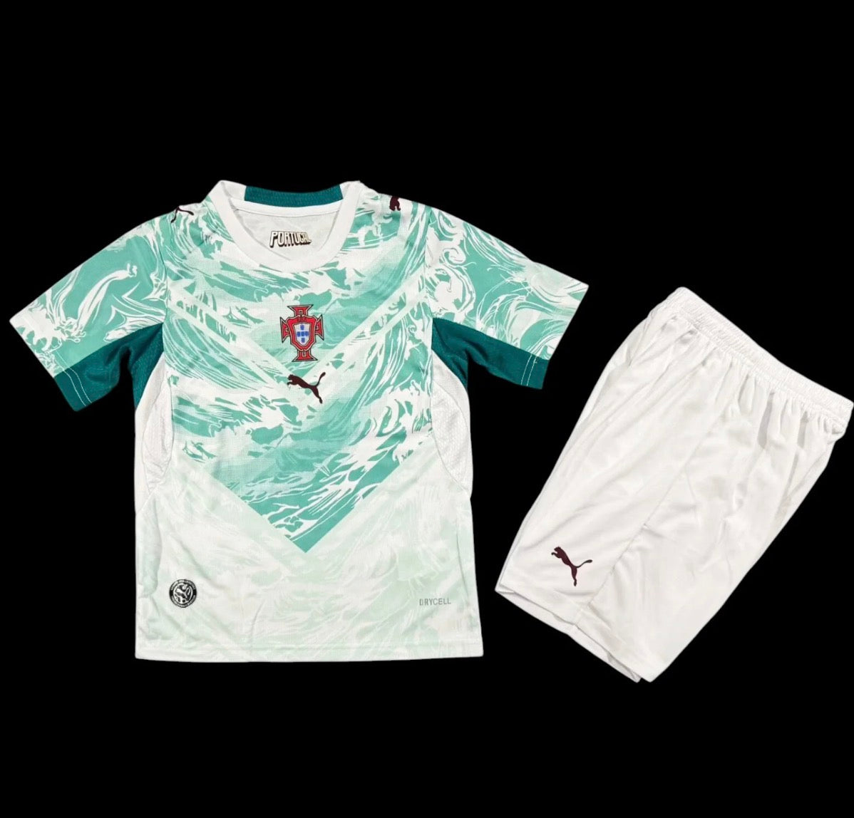 Maillot Enfant Portugal Extérieur 2026 CDM Fábrica das Tailandesas