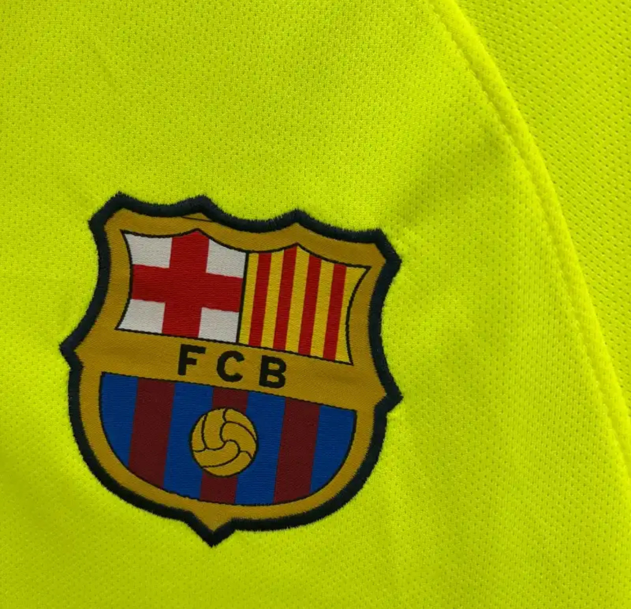 FC Barcelona Retro Away Yellow Jersey 14/15