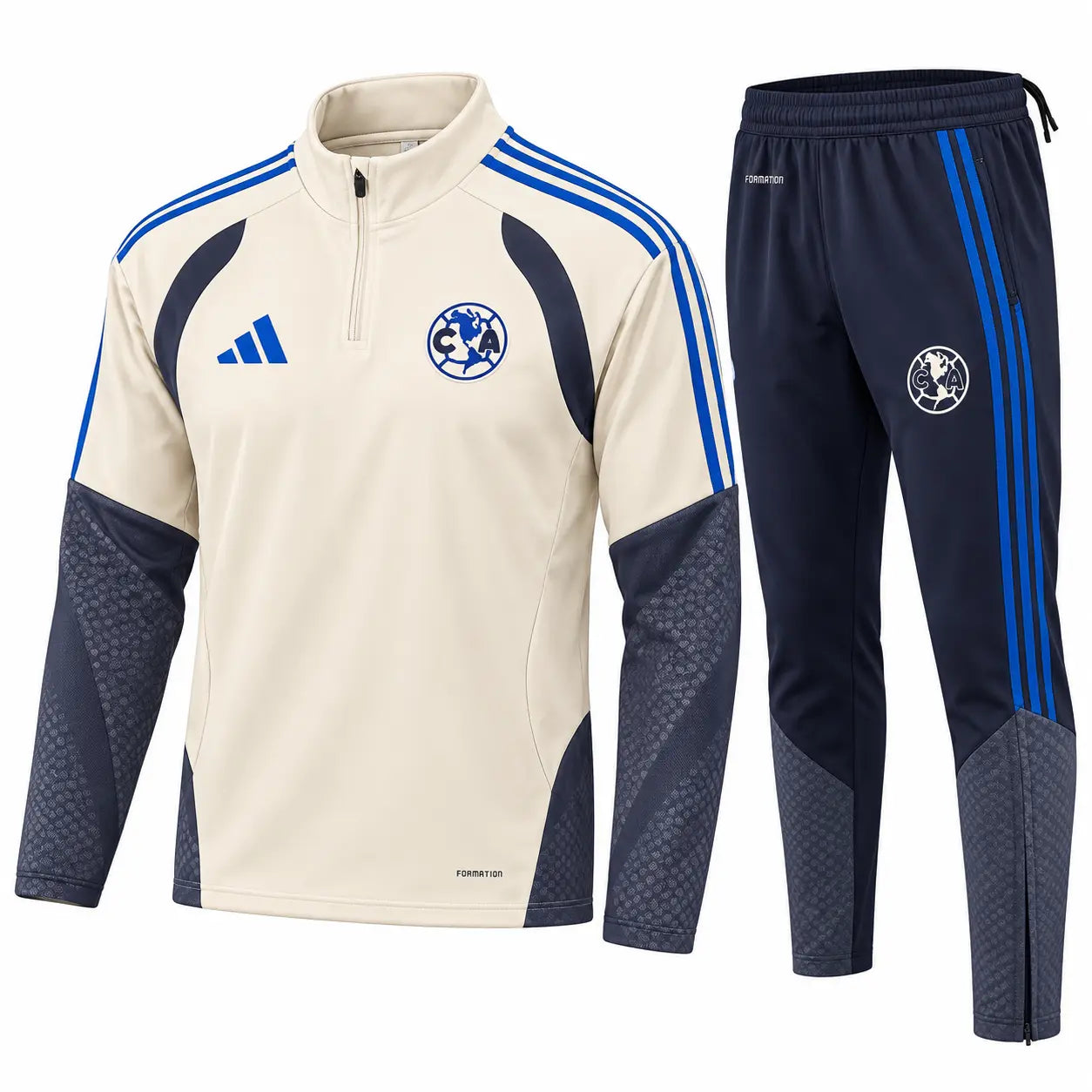 Kit Survêtement Club América Crème et Bleu Marine 2026/27