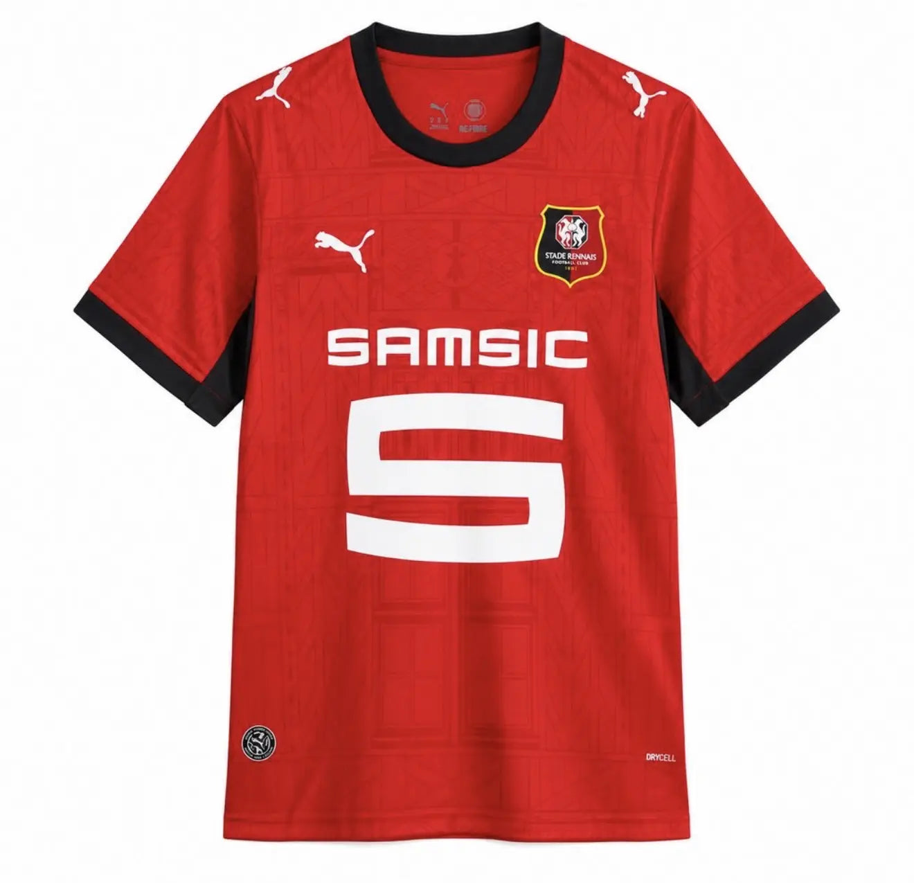 Maillot Rennes Domicile 2026 Rouge Fábrica das Tailandesas