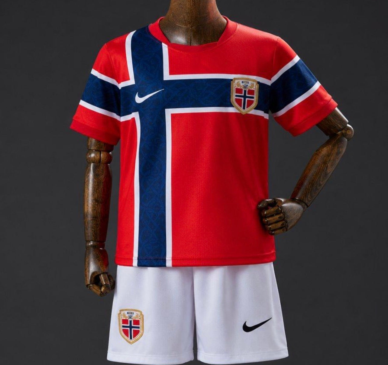 Maillot Enfant Norvège Domicile 2026 CDM Fábrica das Tailandesas
