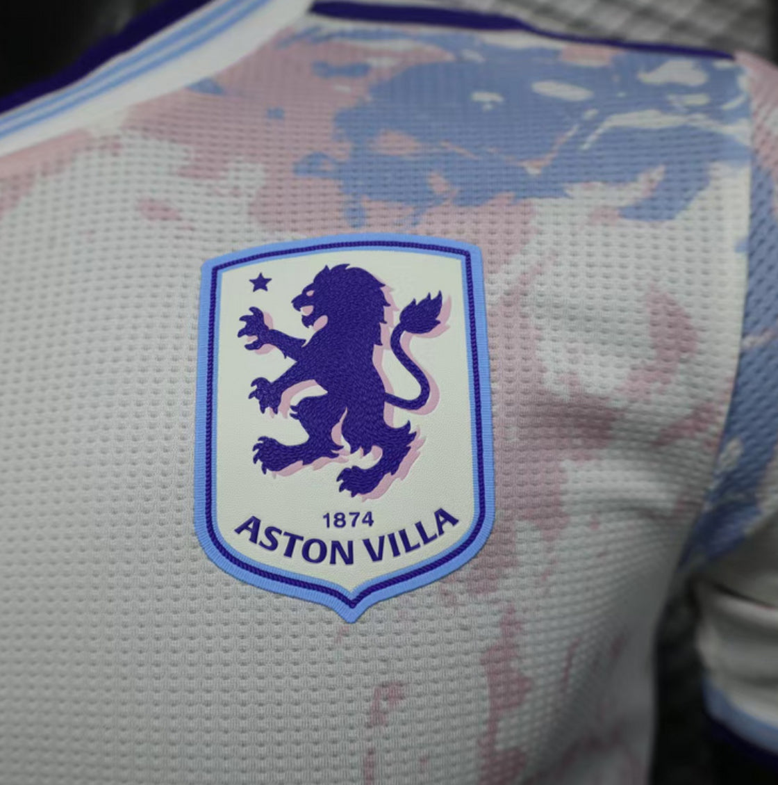 Maillot Aston Villa 3rd Blanc Rose et Bleu 25/26