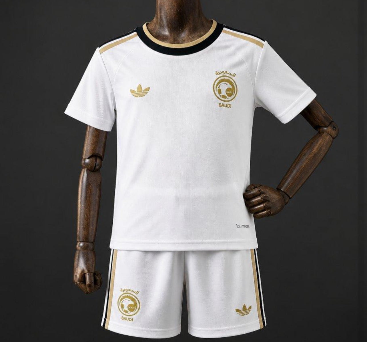 Maillot Enfant Arabie Saoudite Extérieur 2026 CDM Fábrica das Tailandesas