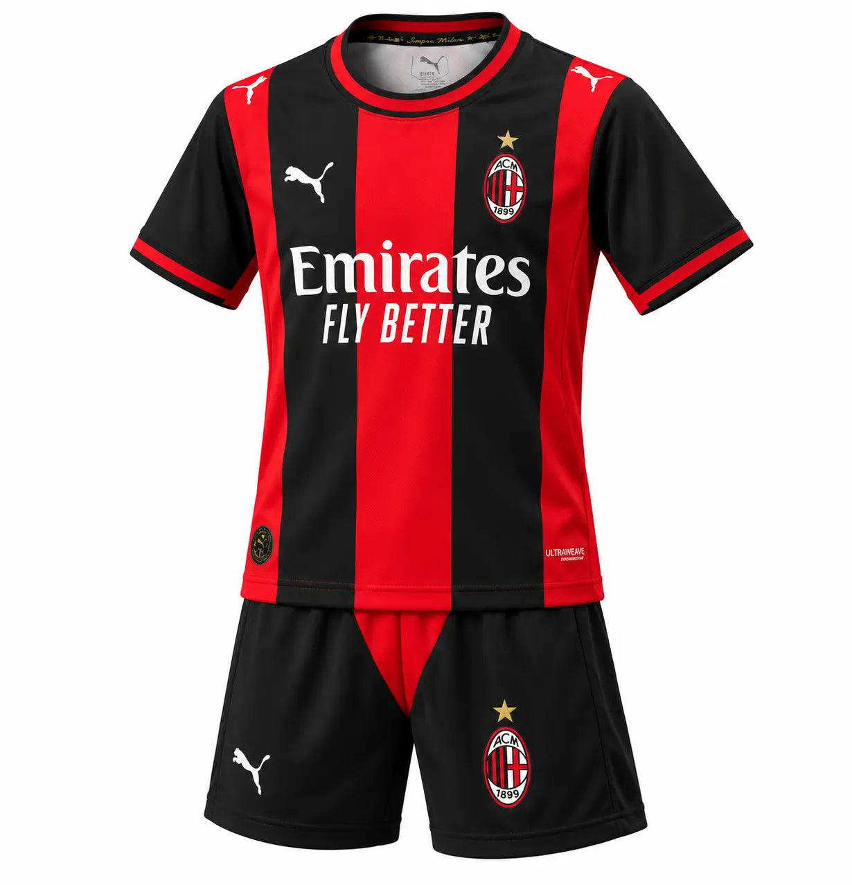 Kit Enfant AC Milan Domicile 2026/27 Fábrica das Tailandesas