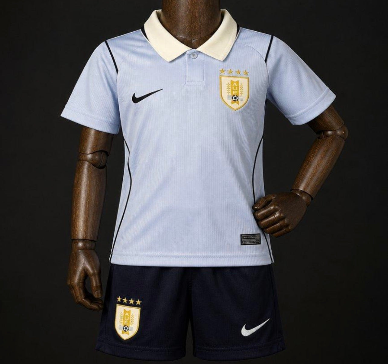 Maillot Enfant Uruguay Domicile 2026 CDM Fábrica das Tailandesas