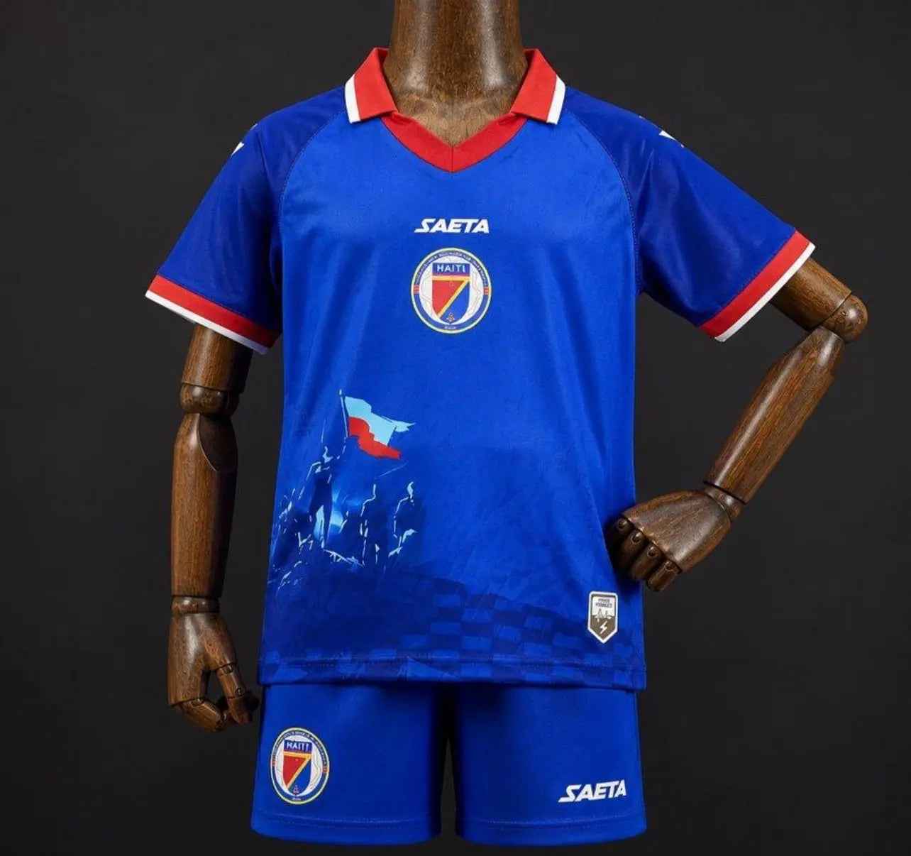 Maillot Enfant Haïti Domicile 2026 CDM Fábrica das Tailandesas