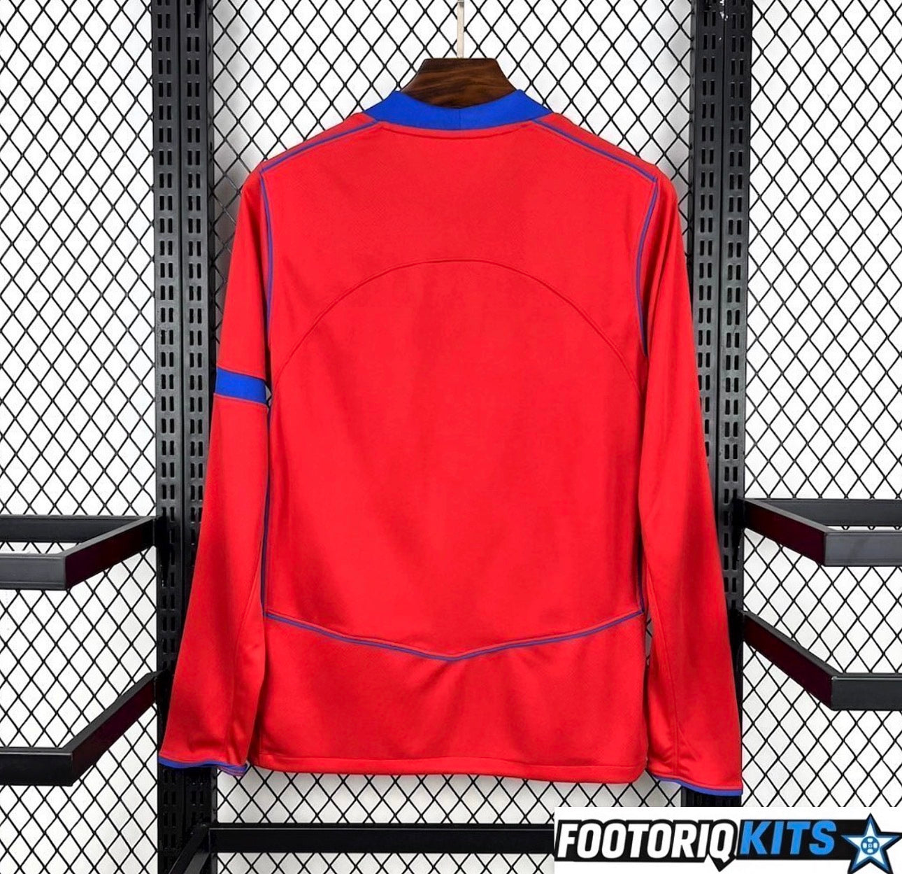 Maillot Manches Longues PSG Extérieur Rouge 25/26